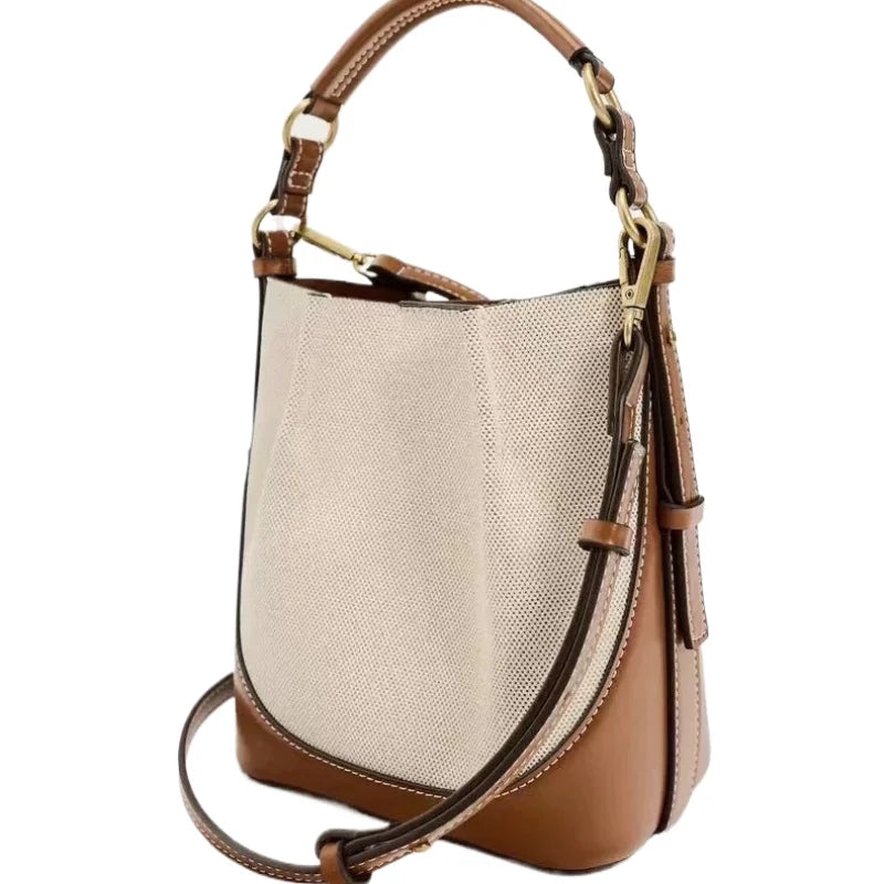 Bucket Bag with Wide Shoulder
